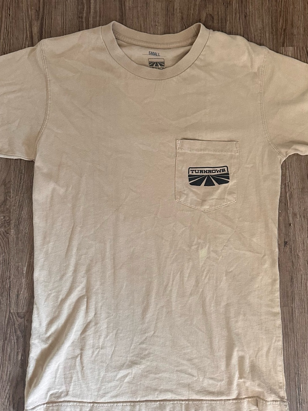 Men's Turnrows Pocket T-Shirt - Tan